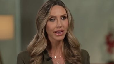 Lara Trump, nuera del presidente electo Donald Trump. (Captura de pantalla © NBC News-YouTube)