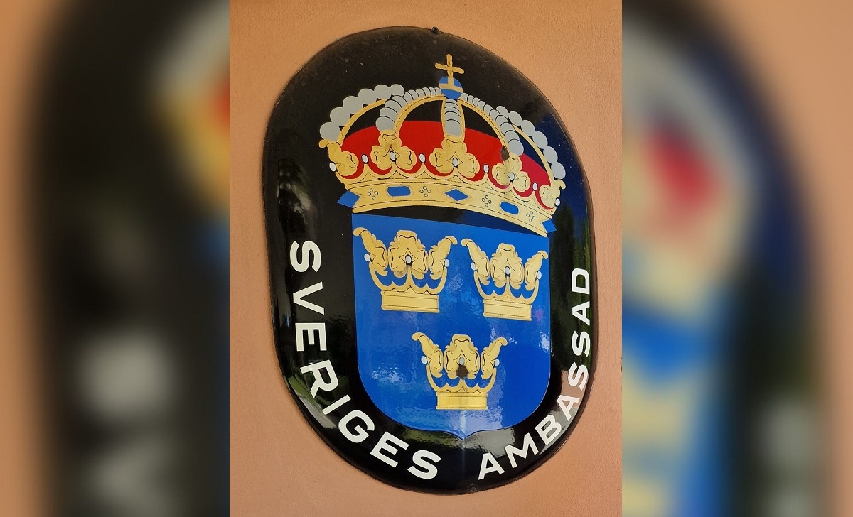 Logo de la embajada sueca en La Habana. (Foto © Embajada de Suecia en La Habana / Sveriges Ambassad i Havanna-Facebook)