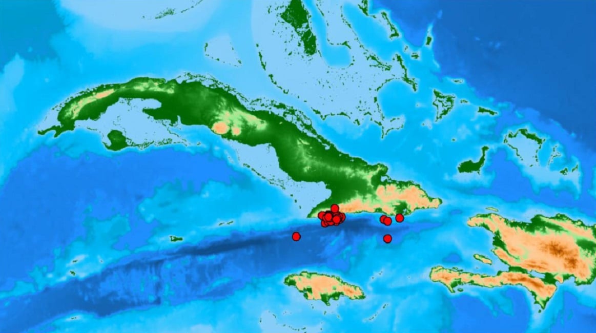 Sismo en el oriente cubano. (Imagen © CENAIS)