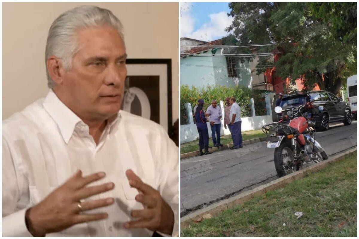 Miguel Díaz-Canel viajó a Santiago de Cuba esta semana. (Captura de pantalla: Canal Caribe- YouTube/ Yosmany Mayeta Labrada- Facebook)