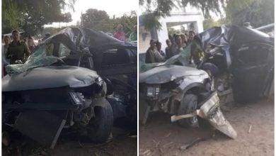 El vehículo terminó destruido casi por completo. (Foto © Desaparecidos dentro de Cuba .Somos tu voz-Facebook)