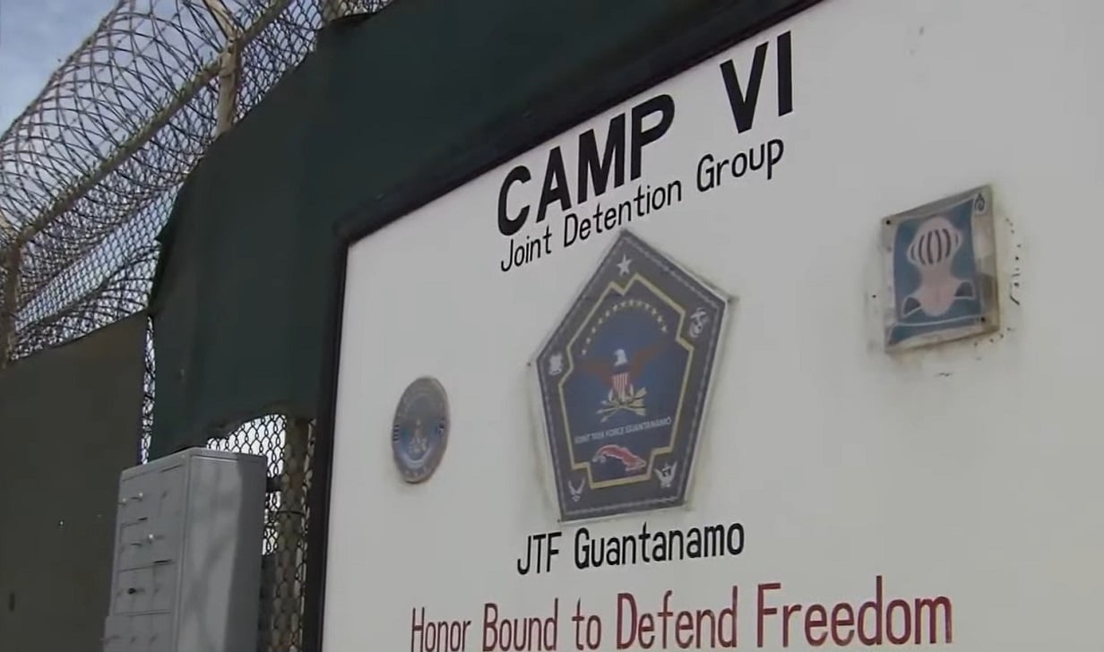 Imagen ilustrativa de la Base Naval de Guantánamo. (Captura de pantalla © NBC News-YouTube)