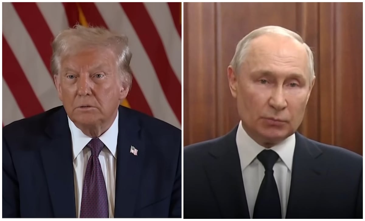 Trump promete reunirse con Putin para frenar la guerra en Ucrania. (Captura de pantalla © Forbes Breaking News y NBC News-YouTube)