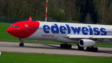 Imagen ilustrativa de un avión de la aerolínea Edelweiss Air. (Captura de pantalla © ZRH AVIATION CHANNEL-YouTube)