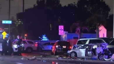 Las autoridades indicaron que el conductor responsable intentó escapar de la escena. (Captura de pantalla © CBS Miami-YouTube)