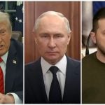 Trump busca negociar con Putin y Zelenski. (Captura de pantalla © FOX 5 New York, NBC News y CTV News-YouTube)