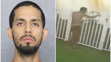 Hombre acusado de asesinar a su madre. (Foto © Broward Sheriff's Office y Telemundo 51-Instagram)