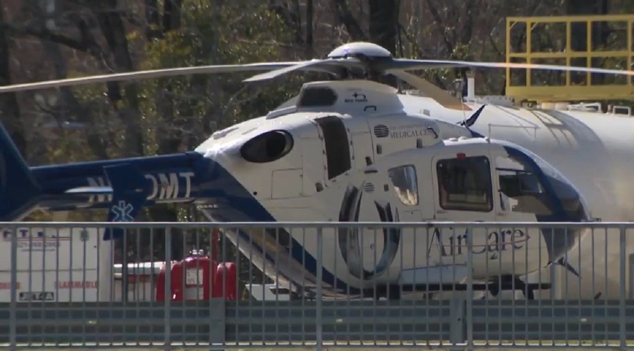 Imagen ilustrativa de un helicóptero médico. (Captura de pantalla © 16 WAPT News Jackson-YouTube)