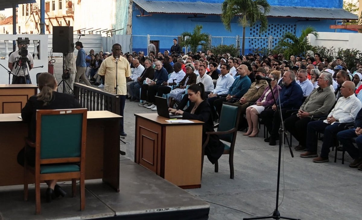 El juicio antiimperialista se llevó a cabo en medio de la grave escasez en Cuba. (Foto © PresidenciaCuba-Twitter)