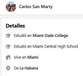 Las redes sociales señalan que la pareja de la detenida es de La Habana. (Captura de pantalla © Carlos San Marty-Facebook)